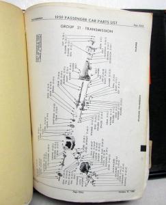 1959 Chrysler Plymouth Dodge DeSoto Imperial Dealer Mopar Parts Book Car Orig