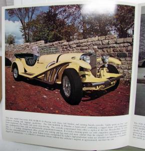 1966 Excalibur SS Automobiles Dealer Sales Brochure Phaeton SportsCar Original