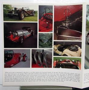 1966 Excalibur SS Automobiles Dealer Sales Brochure Phaeton SportsCar Original