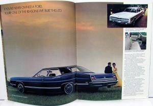 1969 Ford Sales Brochure LTD XL Galaxie 500 Country Sedan Custom 500 Revised