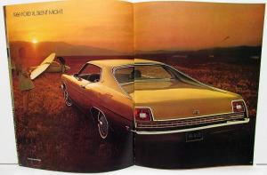 1969 Ford Sales Brochure LTD XL Galaxie 500 Country Sedan Custom 500 Revised