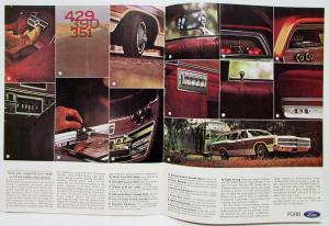 1969 Ford Wagons Sales Brochure Full Line Torino Fairlane Falcon Club Bronco