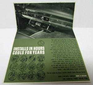 1965-1969 Ford Mark IV Custom Air Conditioning Sales Brochure/Leaflet