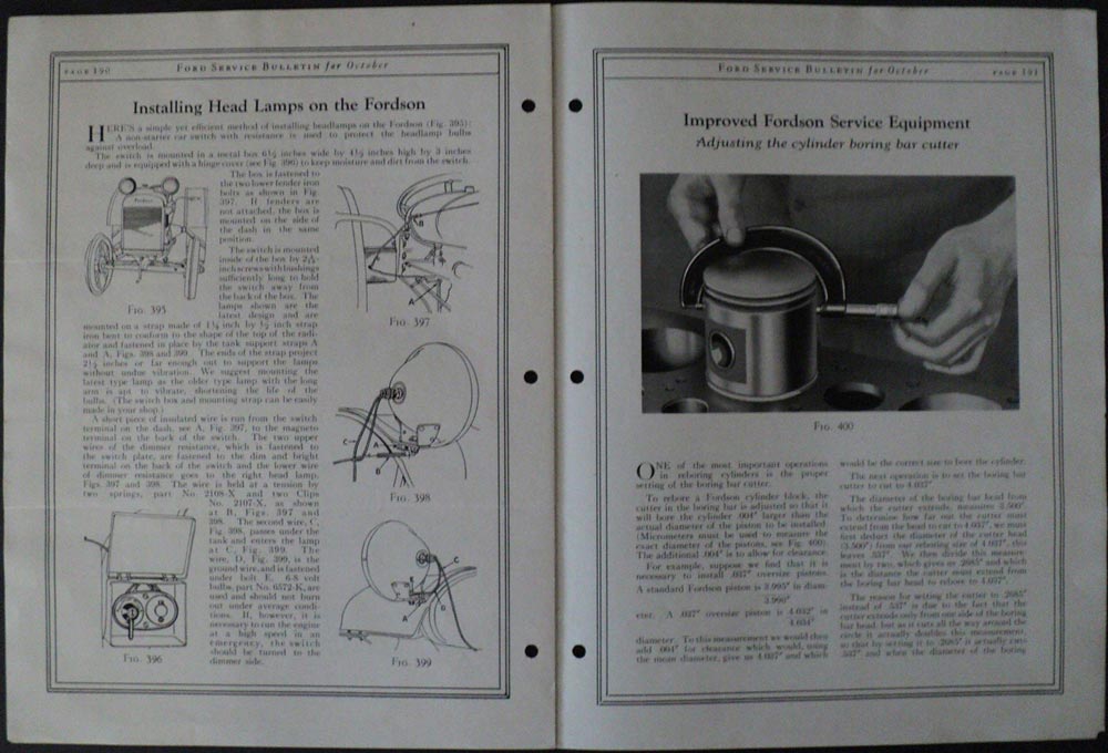 1927 Ford Service Bulletin Vol 8 No 10 Oct1927 Confidence Builds Sales Original