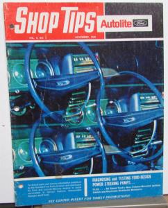 1969 November Ford Shop Tips Vol 8 No 3 Diagnosing Testing Power Steering Pumps