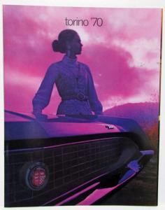 1970 Ford Torino Cobra GT Fairlane 500 Sales Brochure