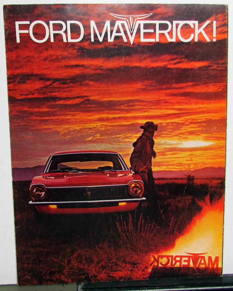 1970 Ford Maverick Sales Brochure Early Edition