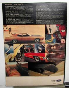 1970 Ford Buyers Digest Full Size Thunderbird Torino Mustang Maverick Falcon