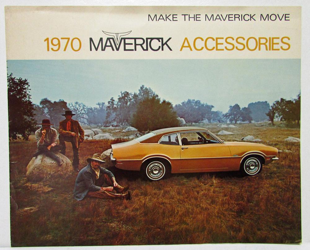 1970 Ford Maverick Accessories Sales Brochure