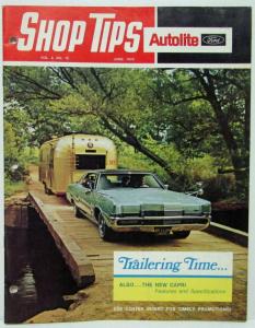1970 June Ford Shop Tips Vol 8 No 10 Trailering Time