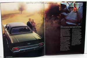 1970 Ford Full Size Sales Brochure LTD, XL, Galaxie, Custom