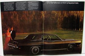 1970 Ford Full Size Sales Brochure LTD, XL, Galaxie, Custom