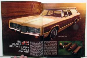 1970 Ford Wagons Sales Brochure Full Size Torino Falcon Revised 1/70