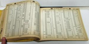 1936 GMC Trucks Dealer Master Parts Price List #15 Trailers Coaches Taxicabs
