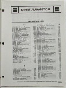 1971 1972 1973 1974 1975 1976 1977 GMC Sprint Dealer Parts Book Catalog Truck