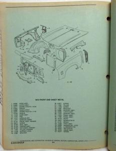 1971 1972 1973 1974 1975 1976 1977 GMC Sprint Dealer Parts Book Catalog Truck