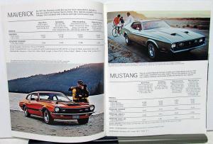 1971 Ford Lincoln Mercury Full Line Sales Brochure sent to Shareholders