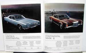 1971 Ford Lincoln Mercury Full Line Sales Brochure sent to Shareholders