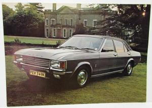 1972 Ford Granada Sales Sheet Built to Take on the Best in Europe - UK Market