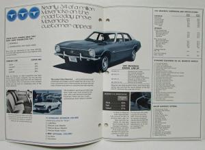 1972 Ford Maverick Sales Brochure Move in with Maverick the Logical Compact