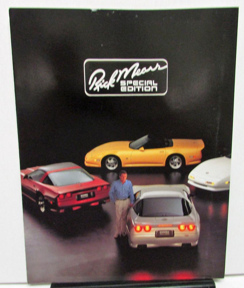 1984-1990 Chevy Corvette Rick Mears Special Edition Brochure Shinoda Williams