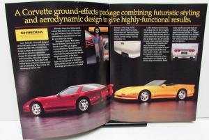 1984-1990 Chevy Corvette Rick Mears Special Edition Brochure Shinoda Williams