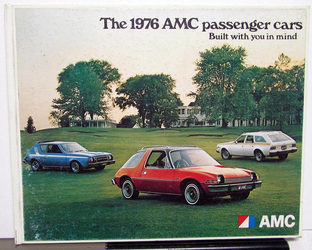 1976 AMC Dealer Prestige Hardback Sales Brochure Pacer Gremlin Hornet Matador