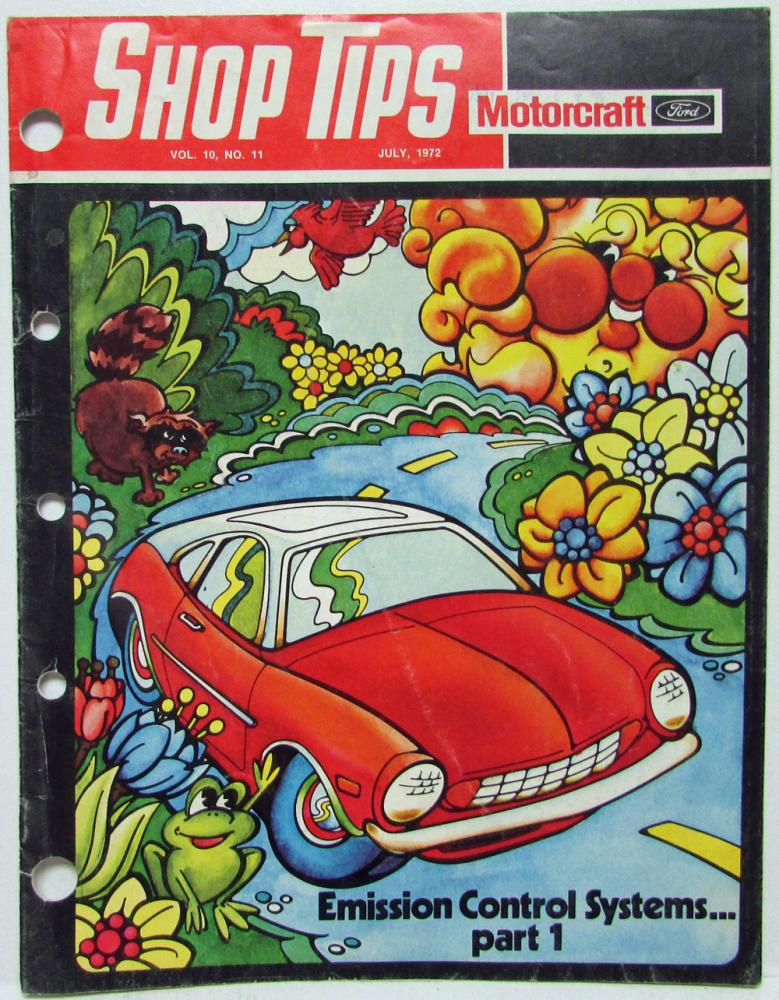 1972 July Ford Shop Tips Vol 10 No 11 Emission Control Systems Part 1