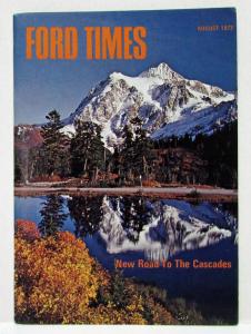 1973 Ford Times Magazine August New Road to the Cascades