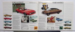 1973 Ford Better Ideas Full Size Torino Mustang Maverick Pinto T-Bird Brochure