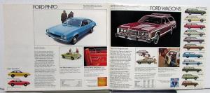 1973 Ford Better Ideas Full Size Torino Mustang Maverick Pinto T-Bird Brochure