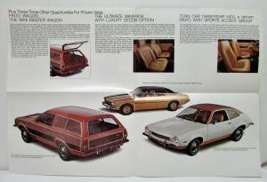 1973 Ford Pinto & Maverick Sales Brochure Two Special Opportunities for You