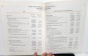 1971 General Motors Annual Report Chevrolet Pontiac Buick Cadillac Oldsmobile