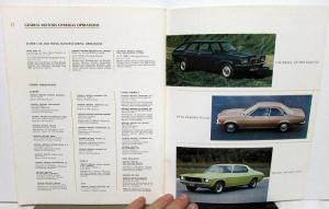 1971 General Motors Annual Report Chevrolet Pontiac Buick Cadillac Oldsmobile