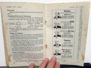 1942 Studebaker Champion Owners Manual Guide Original