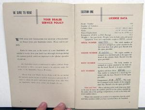 1947 Studebaker Commander Owners Manual Guide Original