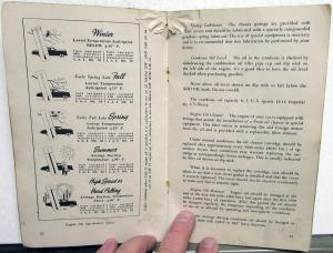 1947 Studebaker Champion Owners Manual Guide Original
