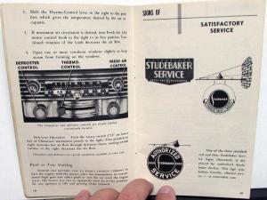 1948 Studebaker Champion Owners Manual Guide Original