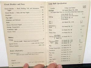 1948 Studebaker Champion Owners Manual Guide Original