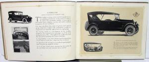 1922 1923 Cadillac Type 61 Prestige Sales Brochure Touring Phaeton Roadster Limo