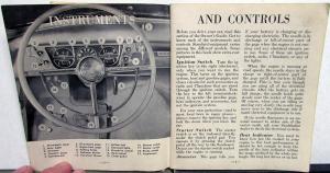 1953 Studebaker Champion Owners Manual Guide Original