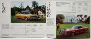 1974 Ford Lincoln Mercury Sales Brochure to Stockholders Mustang Cougar Mark IV