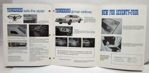 1974 Ford Thunderbird Sales Folder A Great Car for Living