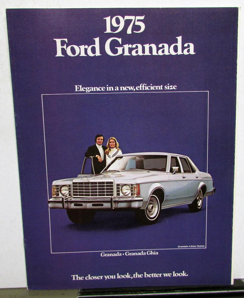 1975 Ford Granada Sales Brochure w Foldout Pages