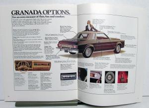 1975 Ford Granada Sales Brochure w Foldout Pages