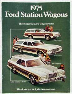 1975 Ford Station Wagons Sales Brochure Pinto Gran Torino LTD