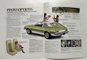 1975 Ford Pinto Sales Brochure Our Basic Little Economy Car