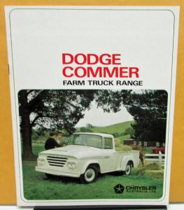 1972 Dodge Commer Australian Truck Dealer Brochure Utility Series 1 2 3 4 5 & 6