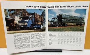 1972 Dodge Commer Australian Truck Dealer Brochure Utility Series 1 2 3 4 5 & 6