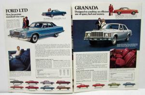 1975 The Complete Ford Car Line Sales Brochure